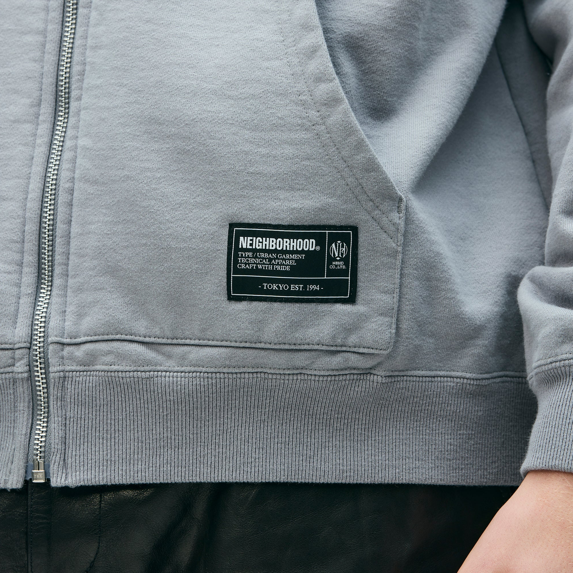 Neighborhood Staple Sweat Zip Hoodie L/S Black