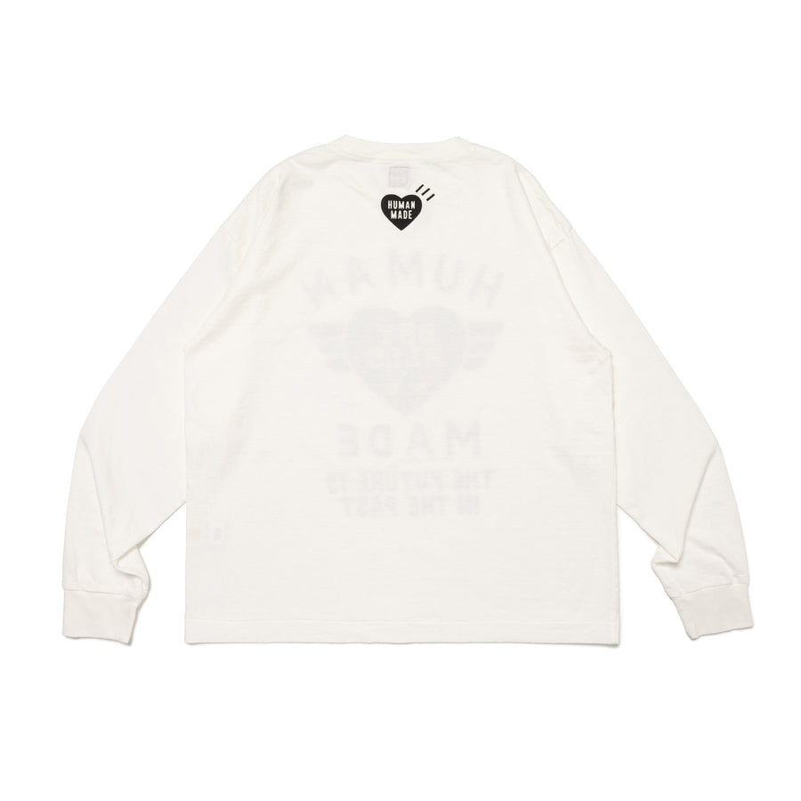 Human Made Graphic L/S T-Shirt White HM28CS034