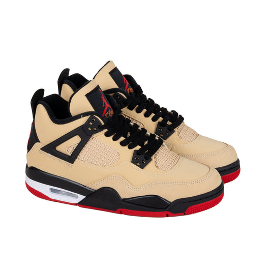 Nike Air Jordan 4 Retro "Pizza" (GS) Sesame/Fire Red/Black/White IH2094-200