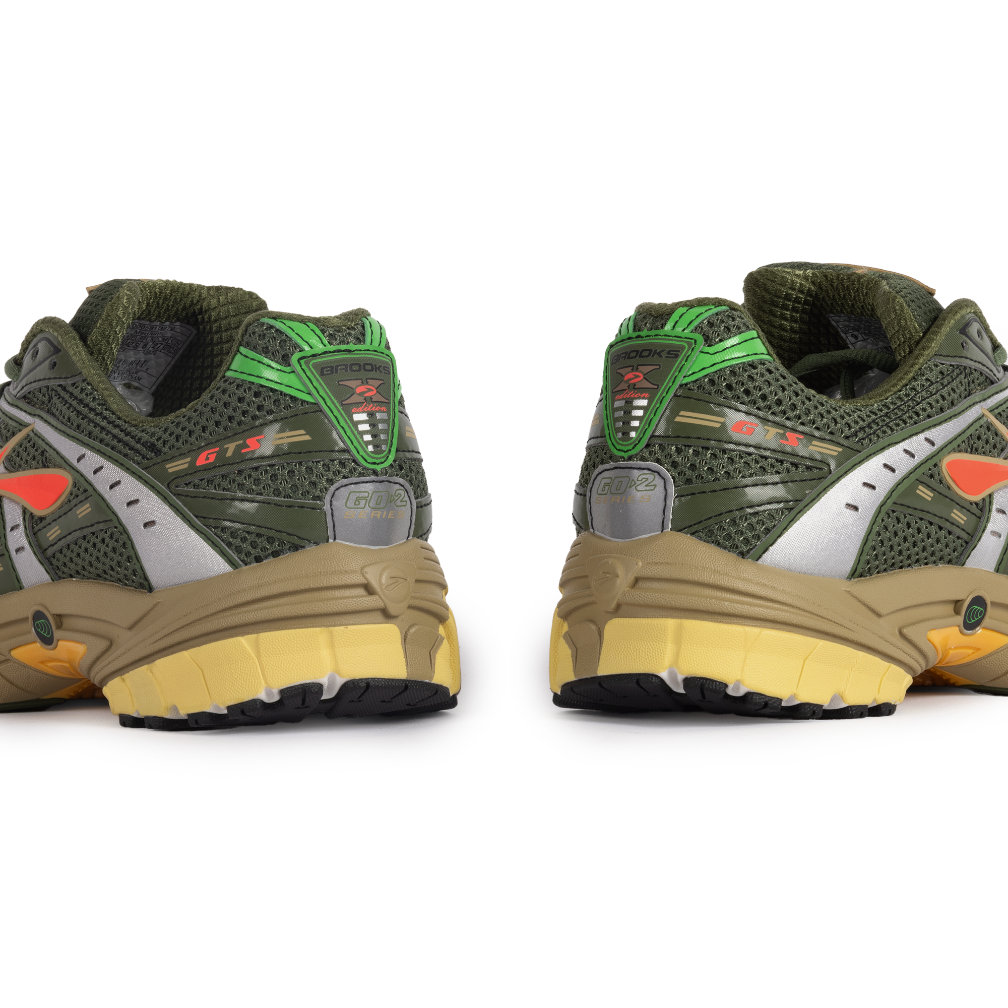 Brooks Adrenaline GTS 10 Bronze Green/Raffia/Coral 1000581D372