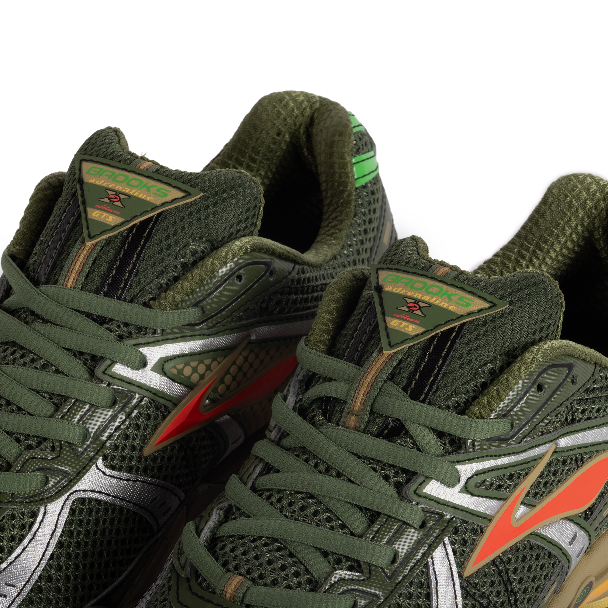 Brooks Adrenaline GTS 10 Bronze Green/Raffia/Coral 1000581D372