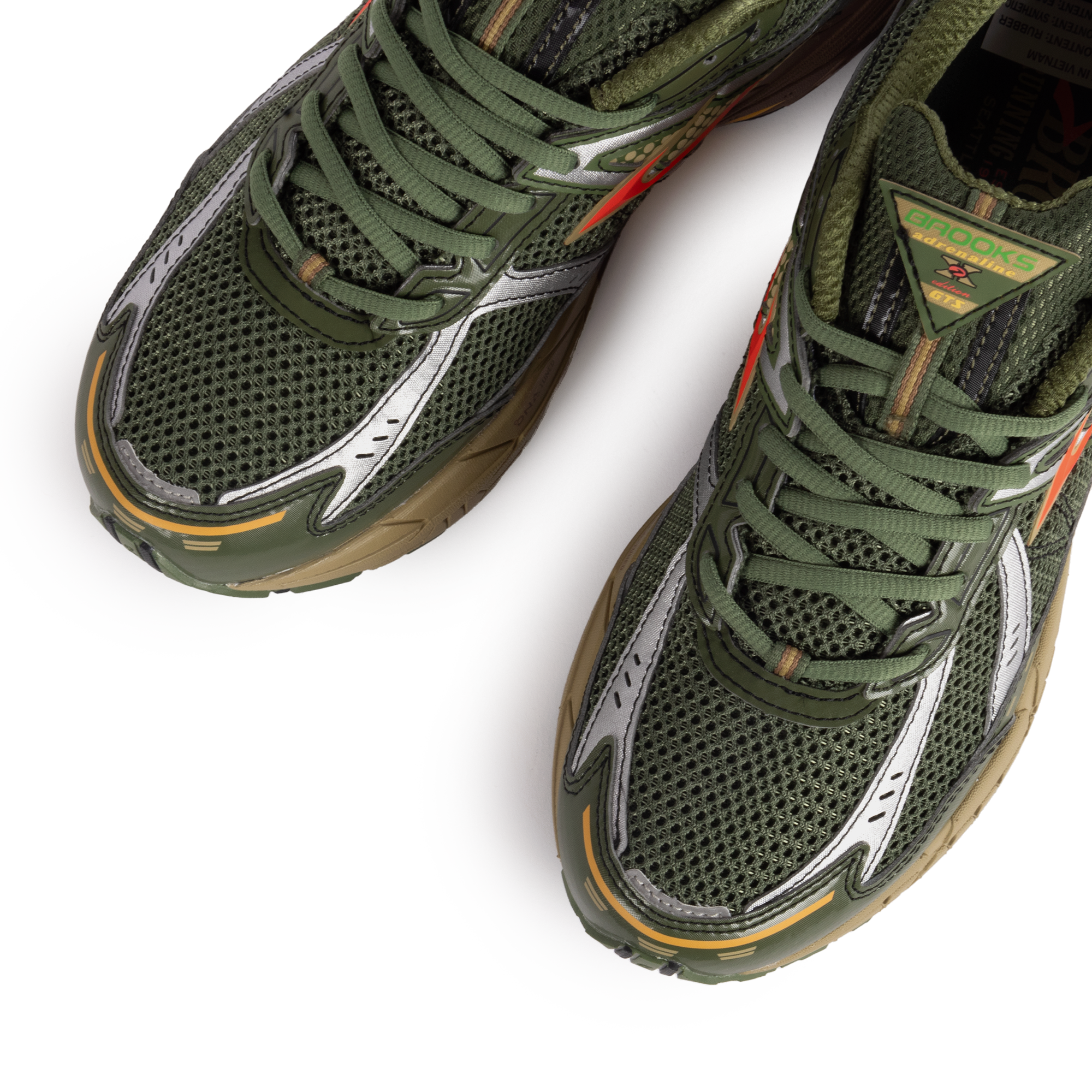 Brooks Adrenaline GTS 10 Bronze Green/Raffia/Coral 1000581D372