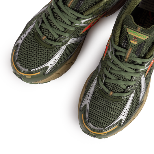 Brooks Adrenaline GTS 10 Bronze Green/Raffia/Coral 1000581D372