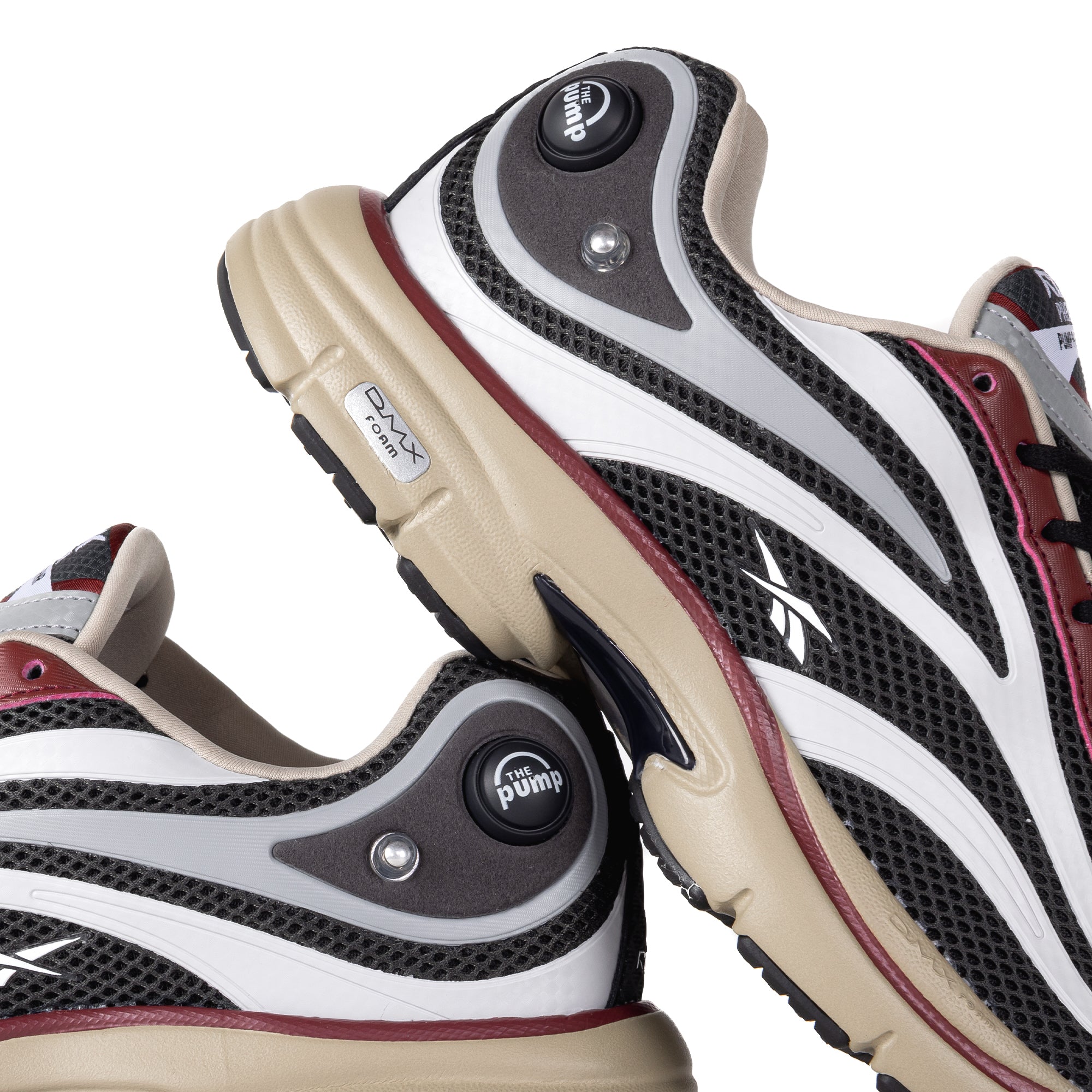 Reebok Premier Pump Paris Trainer Grey 6/Grey 1/Rich Maroon