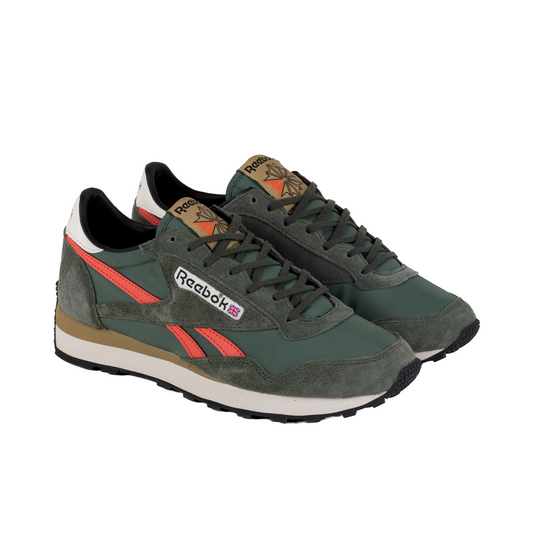 Reebok Aztec II Green/Orange Flare/Alabaster