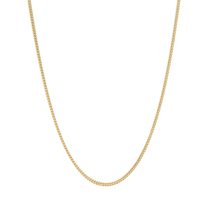 Tom Wood Curb Chain Slim Necklace Gold