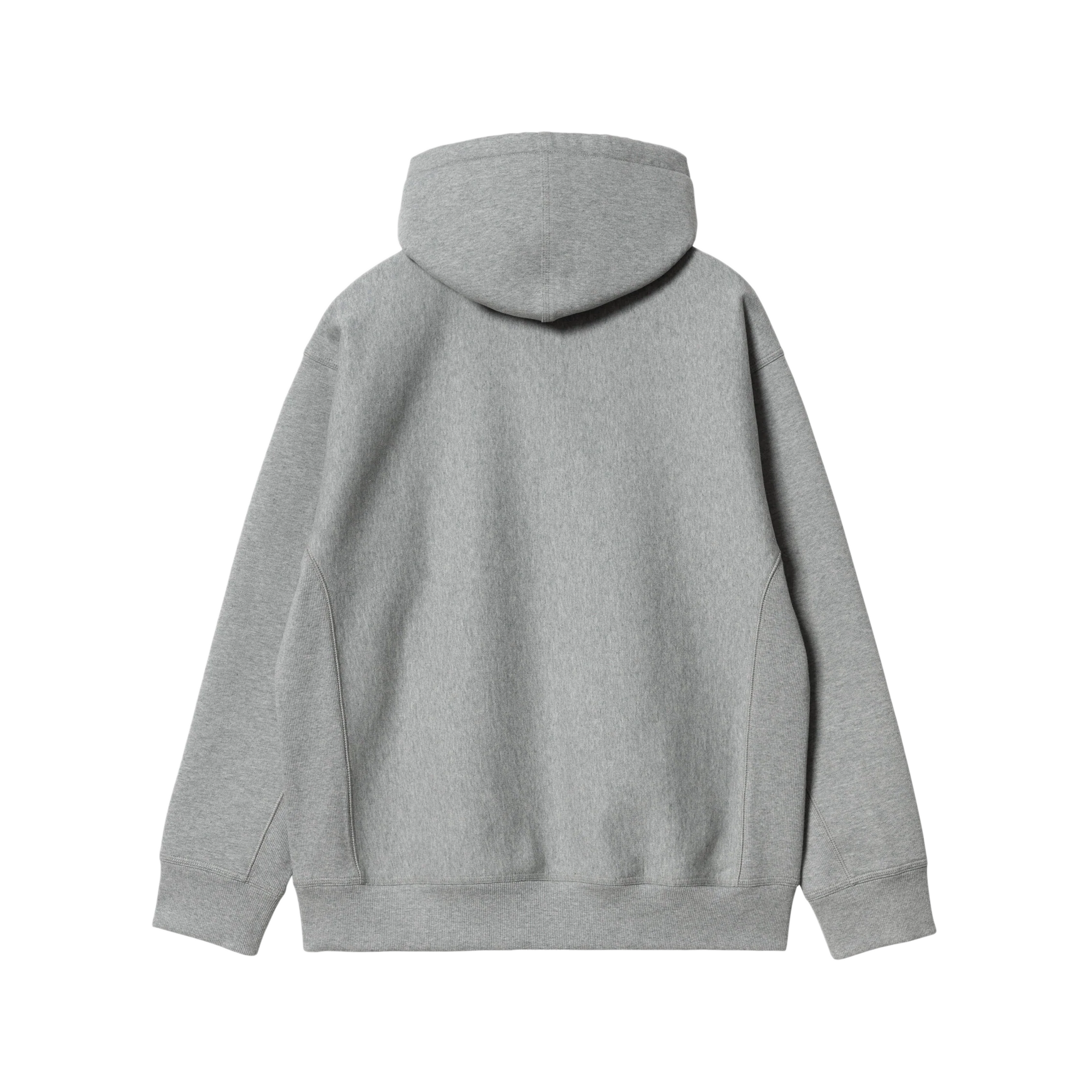 Carhartt WIP Hooded American Script Sweat Grey Heather