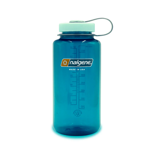 Nalgene Sustain Wide Mouth Water Bottle 1L Trout Green