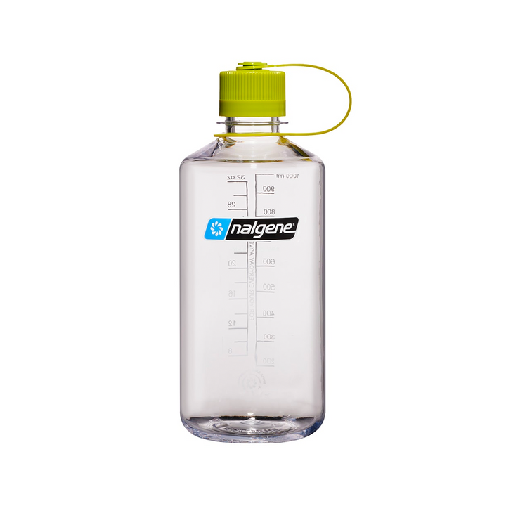 Nalgene Narrow Mouth Sustain Water Bottle 1L Clear