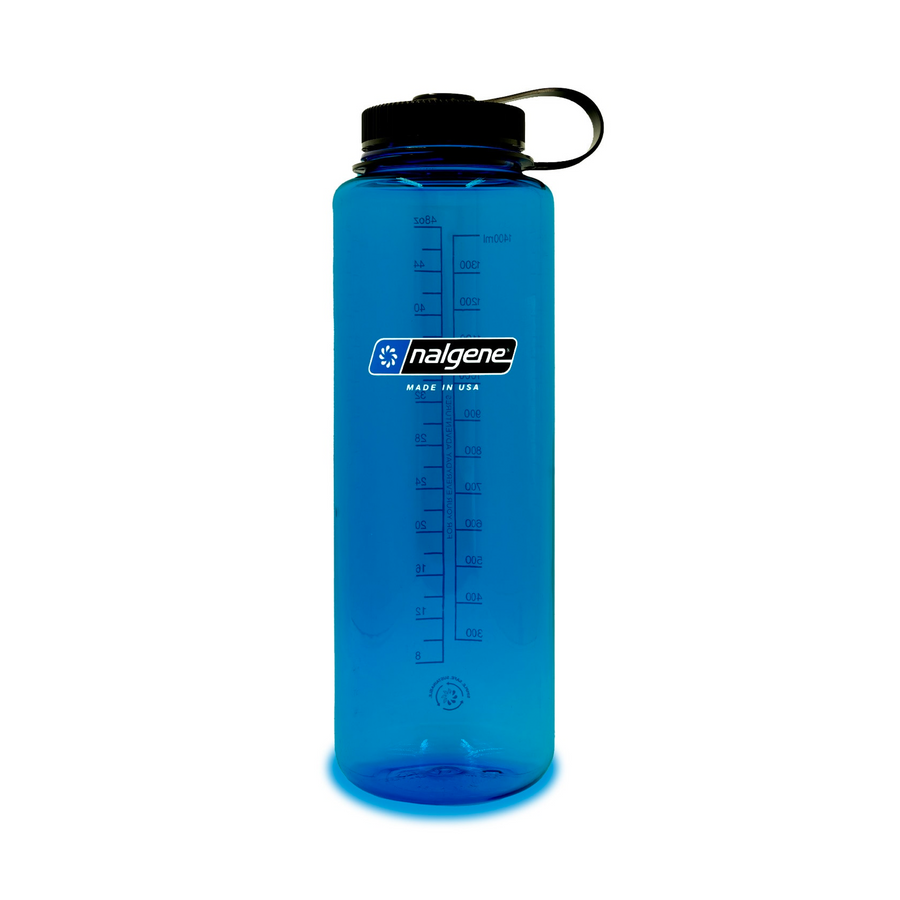 Nalgene Sustain Wide Mouth Water Silo Bottle 1.5L Slate Blue