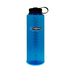 Nalgene Wide Mouth Sustain Water Bottle 1.5L Slate Blue
