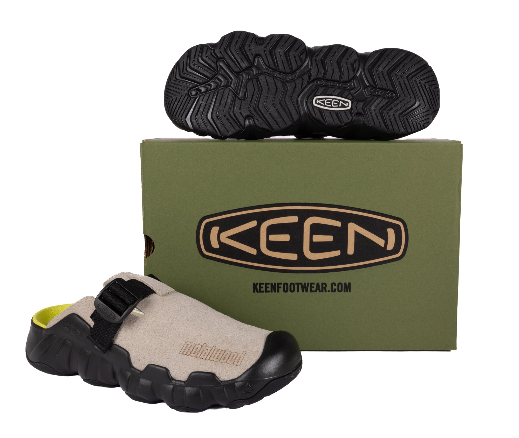 Metalwood x KEEN HyperPort Clog Plaza Taupe/Black