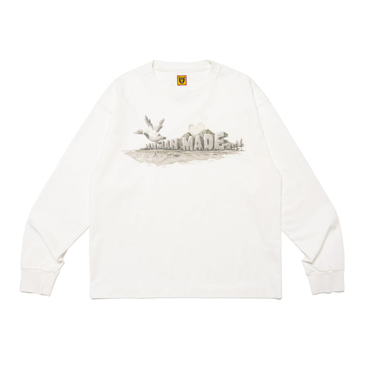 Human Made Graphic L/S T-Shirt White HM28CS010