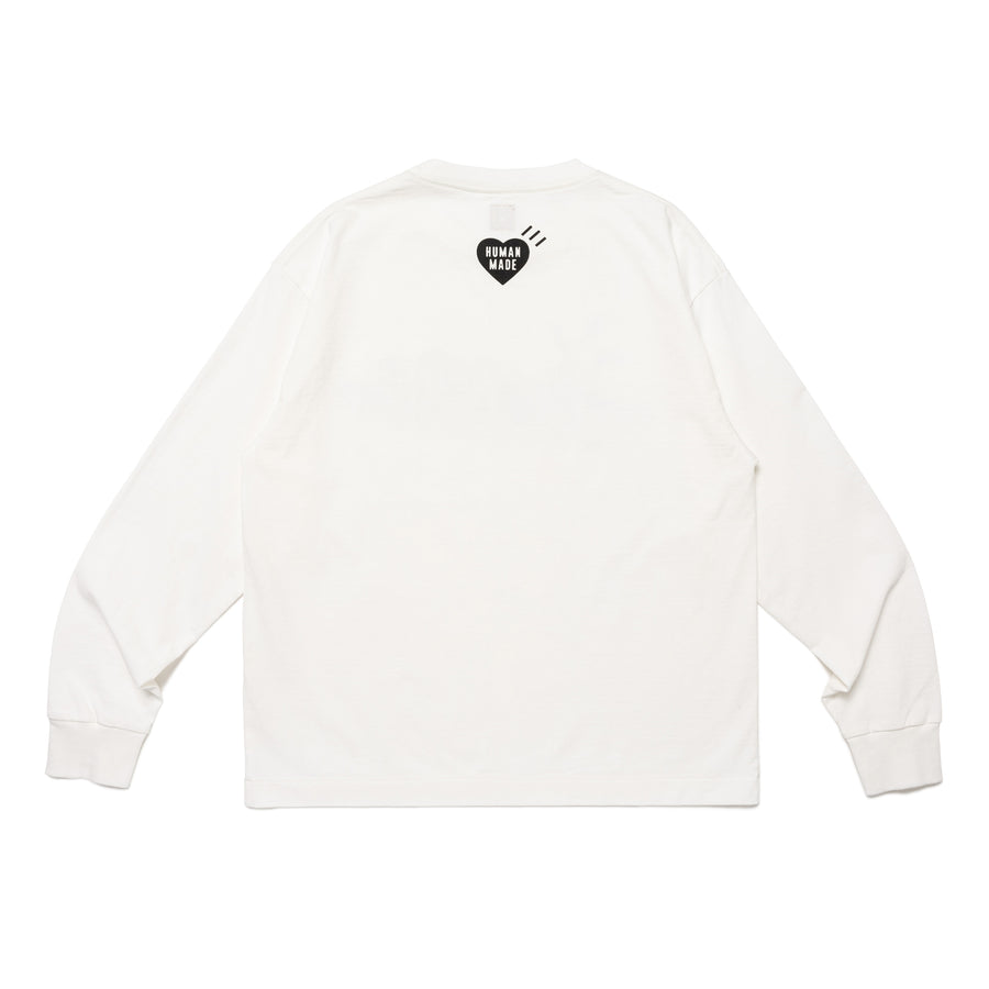 Human Made Graphic L/S T-Shirt White HM28CS010