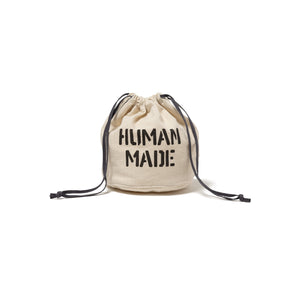 Human Made Drawstring Bag White HM28GD011W