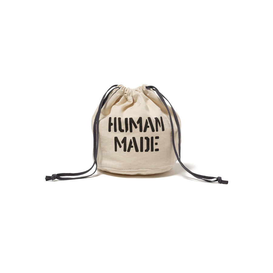 Human Made Drawstring Bag White HM28GD011W