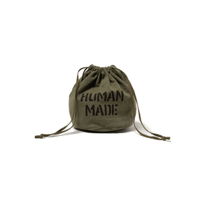 Human Made Drawstring Bag Olive Drab HM28GD011O