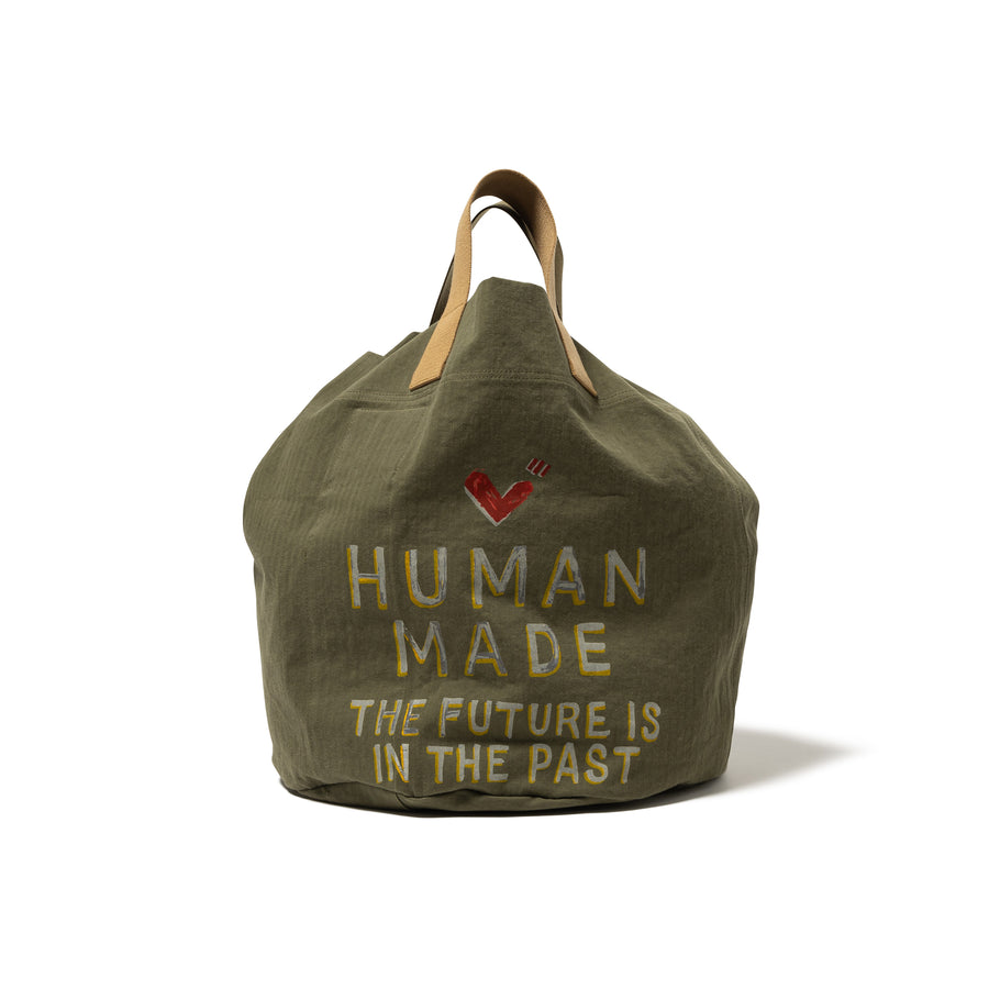 Human Made Tote Bag Olive Drab HM28GD013