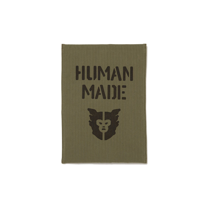 Human Made Envelope Pc/Tablet Sleeve 14Inch Olive Drab HM28GD048