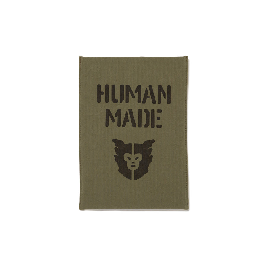 Human Made Envelope Pc/Tablet Sleeve 14Inch Olive Drab HM28GD048