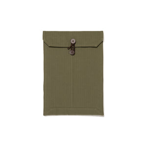 Human Made Envelope Pc/Tablet Sleeve 14Inch Olive Drab HM28GD048