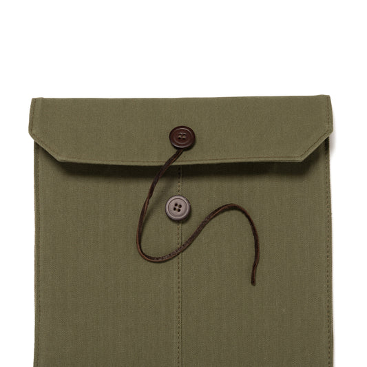 Human Made Envelope Pc/Tablet Sleeve 14Inch Olive Drab HM28GD048