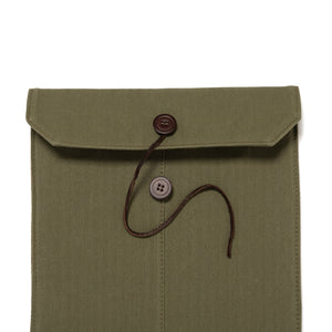 Human Made Envelope Pc/Tablet Sleeve 14Inch Olive Drab HM28GD048