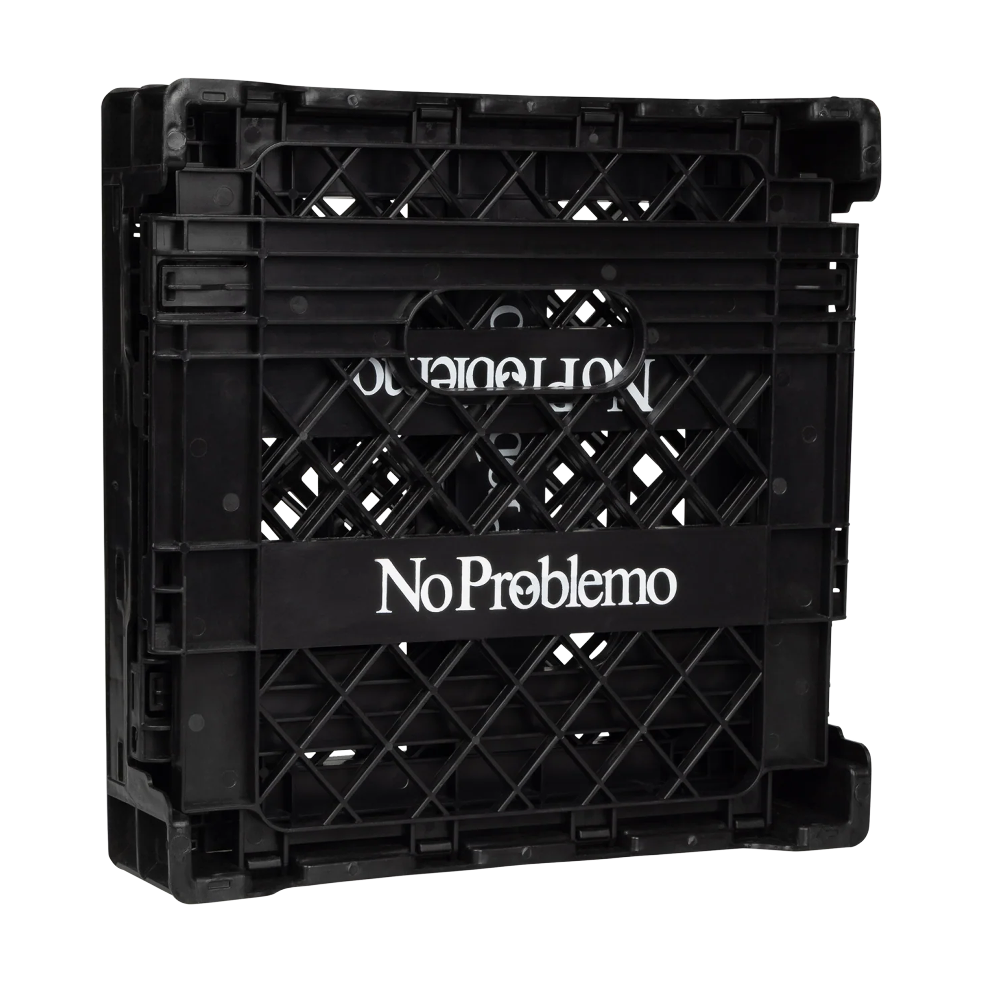 No Problemo Vinyl Crate Black