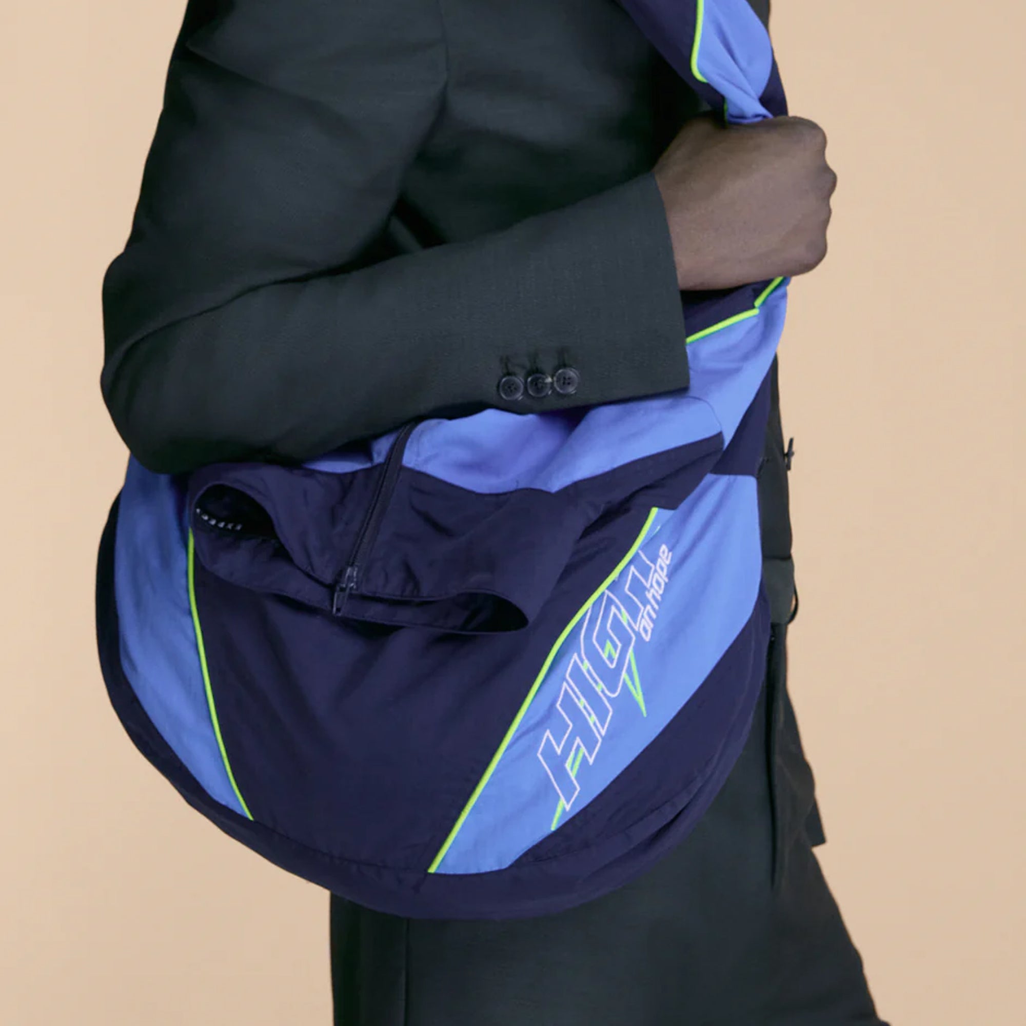 Martine Rose Track Jacket Tote Bag Blue Navy