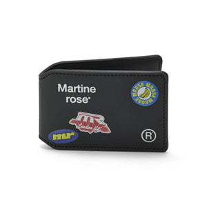 Martine Rose Oyster Card Wallet Black Stickers