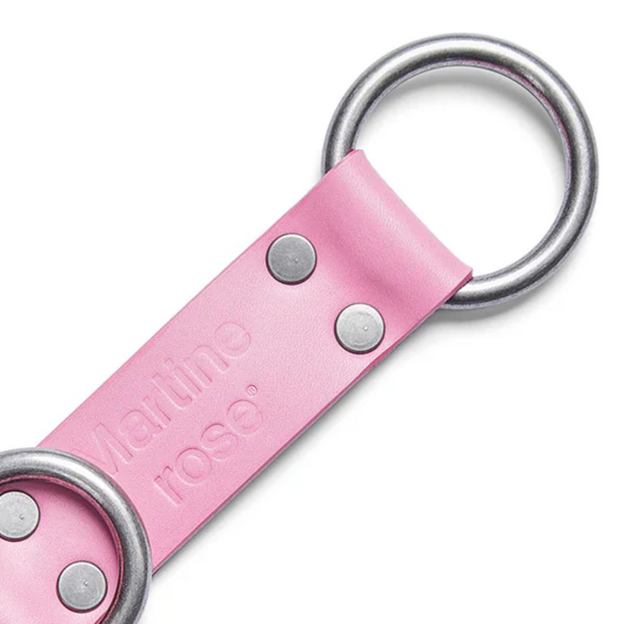 Martine Rose Bondage Keychain Pink