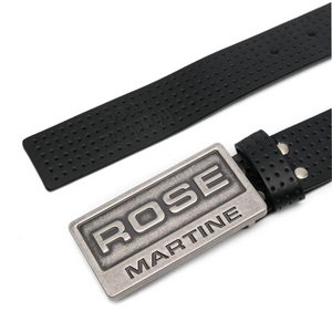 Martine Rose Perforated Sports Belt Black