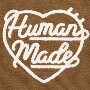 Human Made Heart Knit Sweater Brown HM28CS018