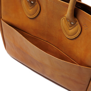 Human Made Leather Tote Brown HM28GD021