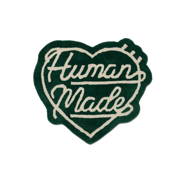 Human Made Heart Rug Medium Green HM28GD074G