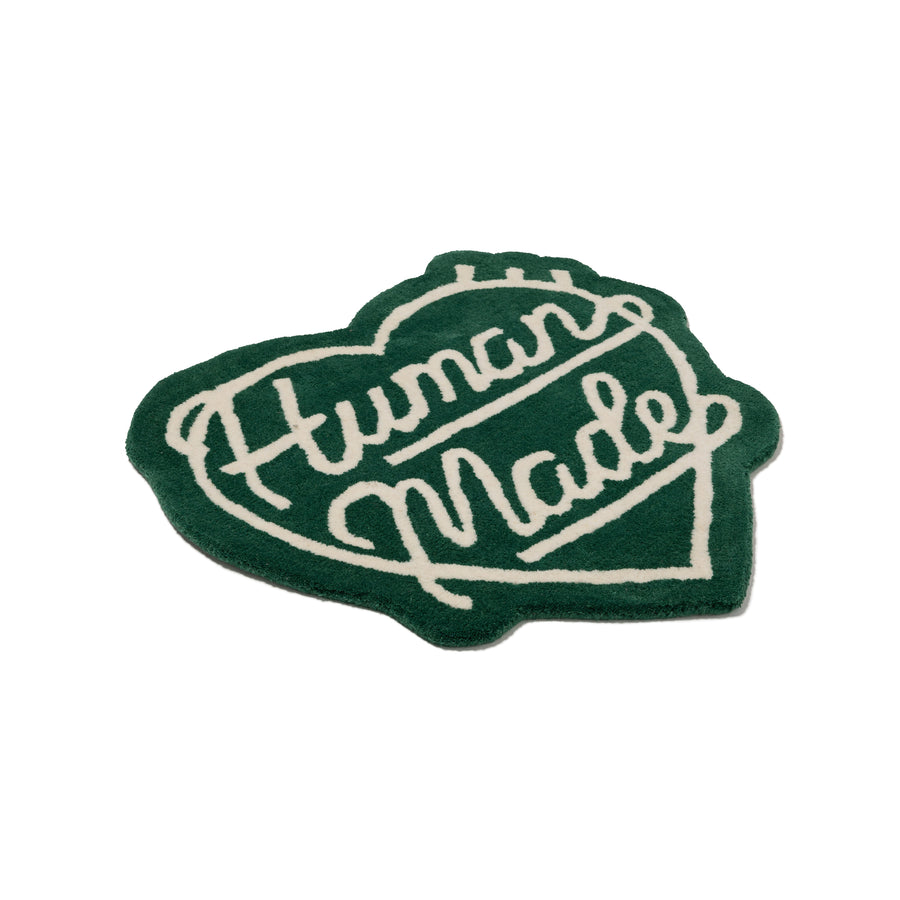 Human Made Heart Rug Medium Green HM28GD074G