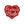 Human Made Heart Rug Medium Red HM28GD074R