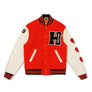 Human Made Varsity Jacket Orange HM28JK016