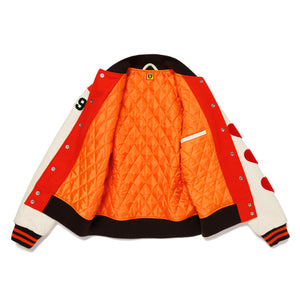 Human Made Varsity Jacket Orange HM28JK016