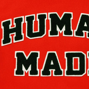 Human Made Varsity Jacket Orange HM28JK016