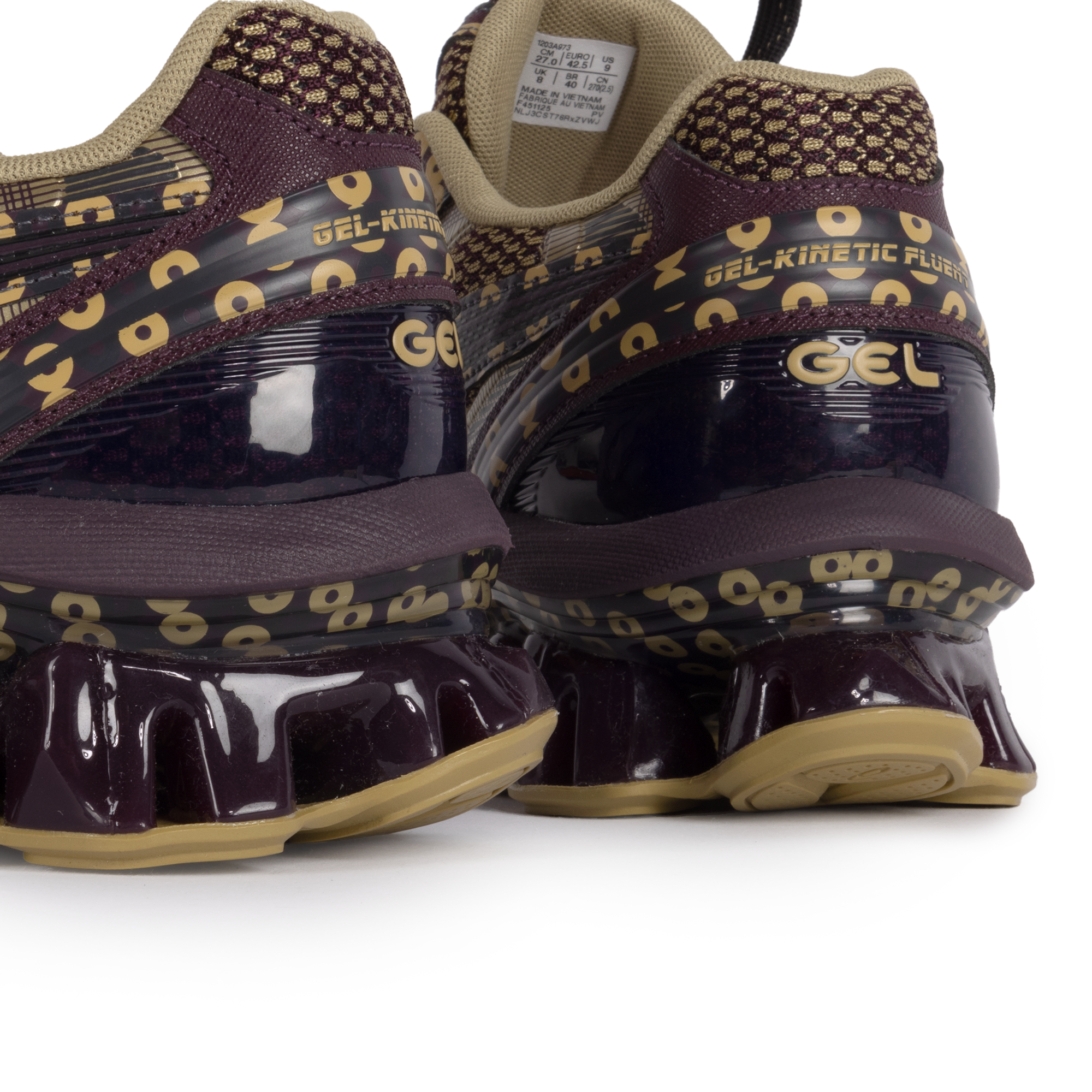 Asics US7-S Gel-Kinetic Fluent Beniimo Purple/Lemongrass 1203A973.500