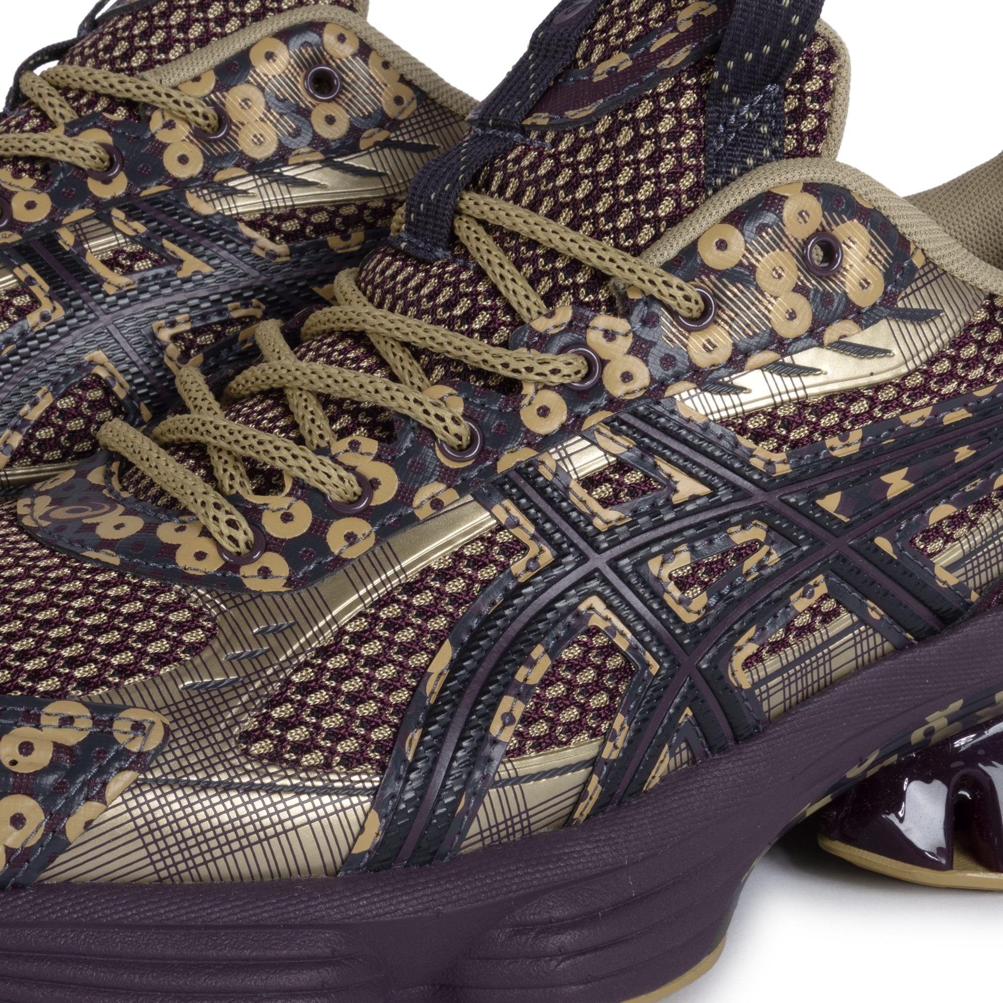 Asics US7-S Gel-Kinetic Fluent Beniimo Purple/Lemongrass 1203A973.500