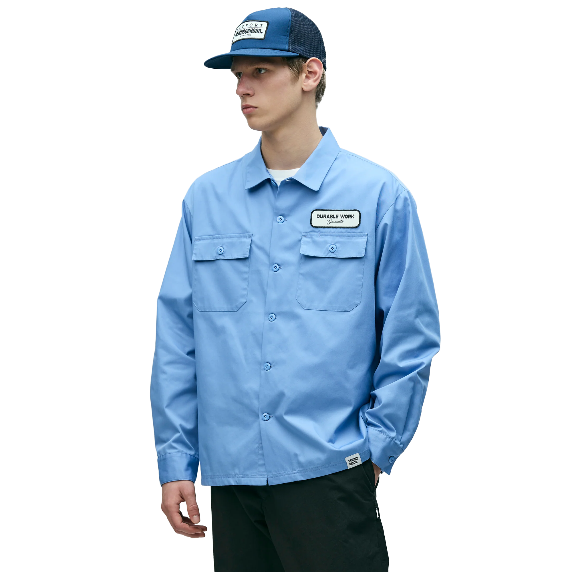 Neighborhood Classic Work Shirt L/S -1 Blue