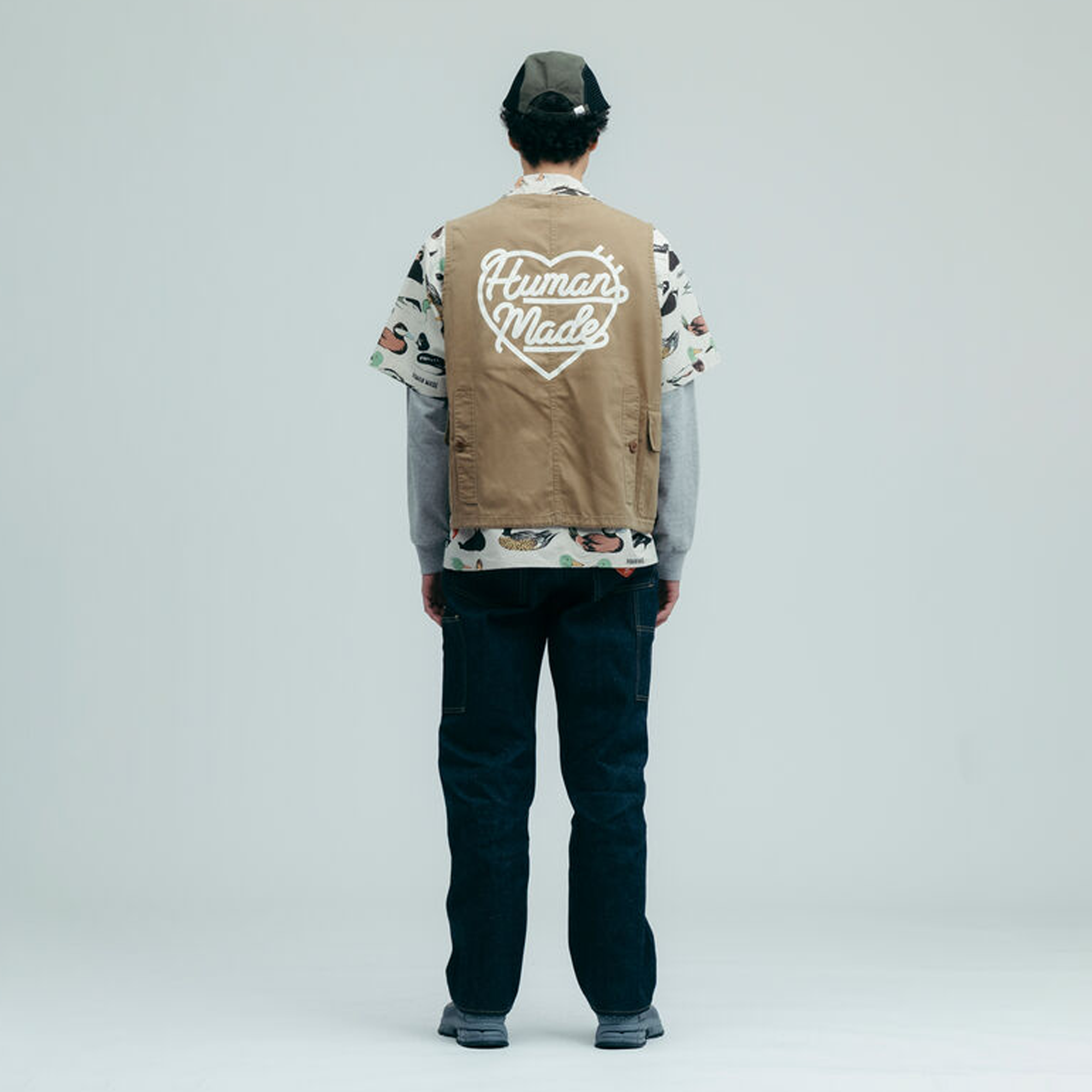 Human Made Hunting Vest Beige HM31JK015