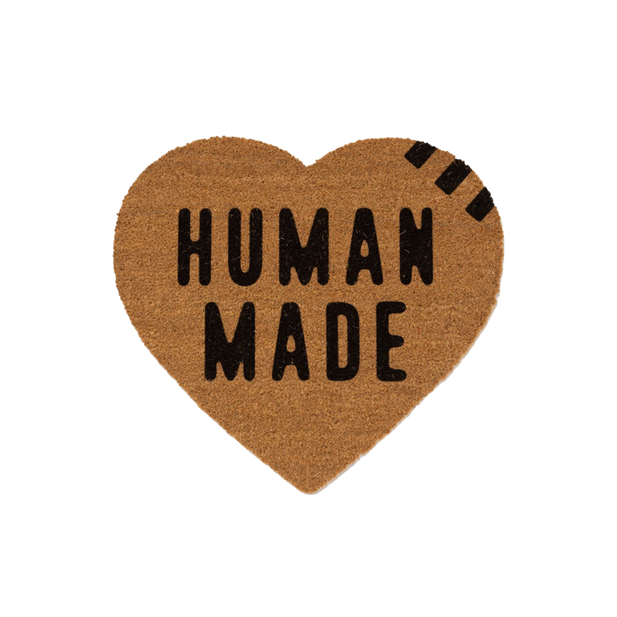 Human Made Heart Rug Large Beige HM31GD092