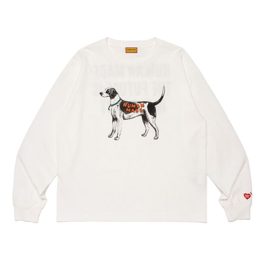 Human Made Graphic L/S T-Shirt White HM31CS038