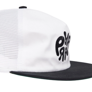 By Parra 1976 Logo 5 Panel Hat White 50155