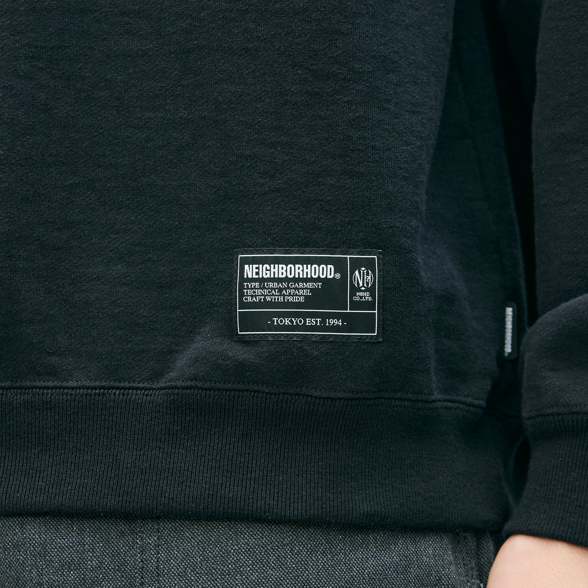 Neighborhood Staple Sweat Shirt L/S Black