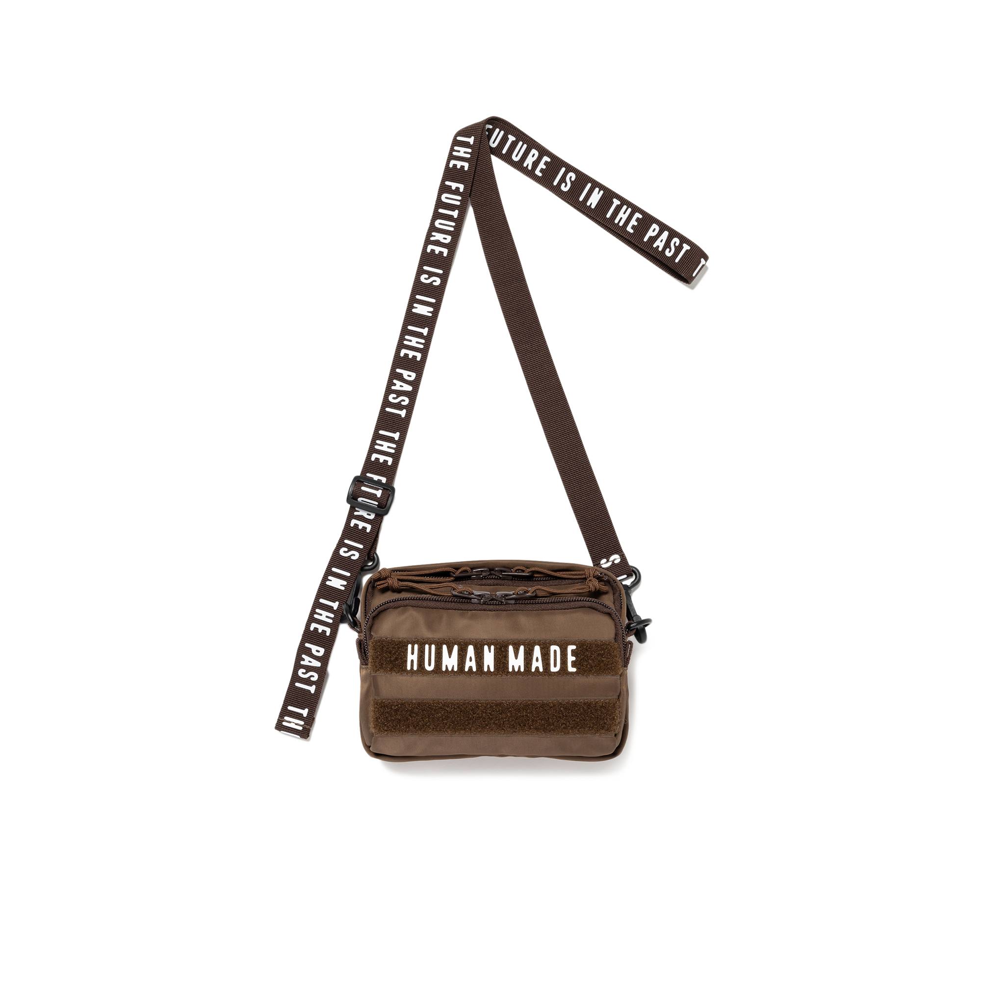 Human Made Military Pouch Mini Brown HM31GD075