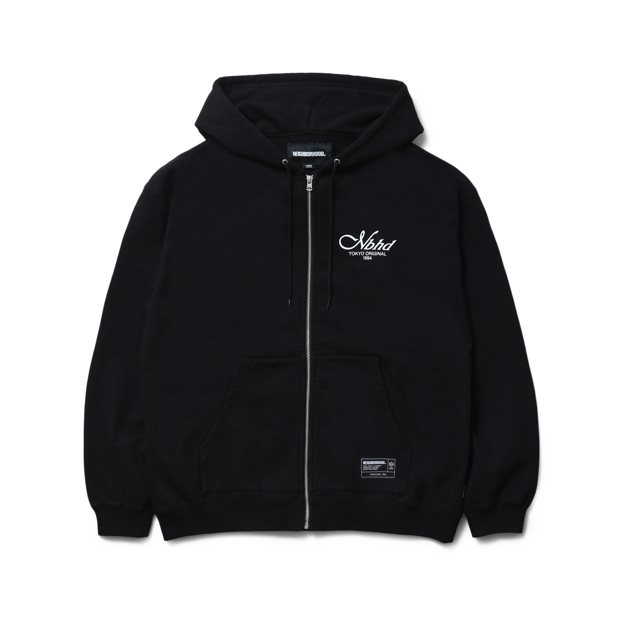 Neighborhood Staple Sweat Zip Hoodie L/S Black